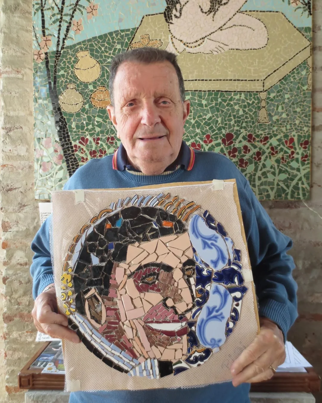 David Satz en el taller